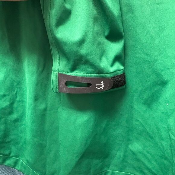 2024 Masters Tournament Tech Green Full Zip Wind with Stowable Hood Jacket Sz XL - Picture 9 of 13